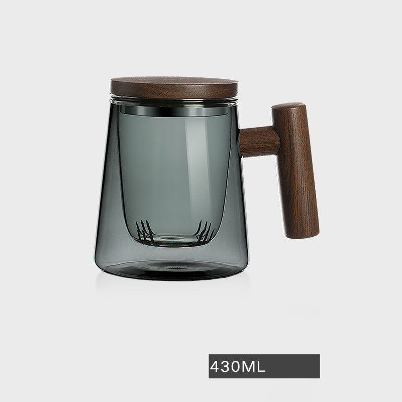 Tea And Water Separation Tea Cup Glass