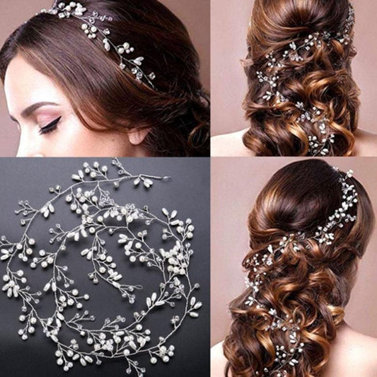 Elegant Crystal & Pearl Wedding Hair Accessories for Brides