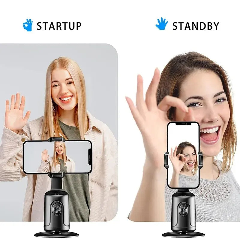 Auto Face Tracking Tripod 360 phone holder