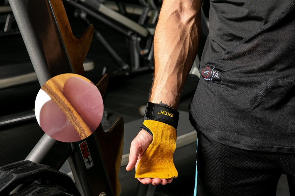 Premium Cowhide Palm Protection for Fitness Enthusiasts