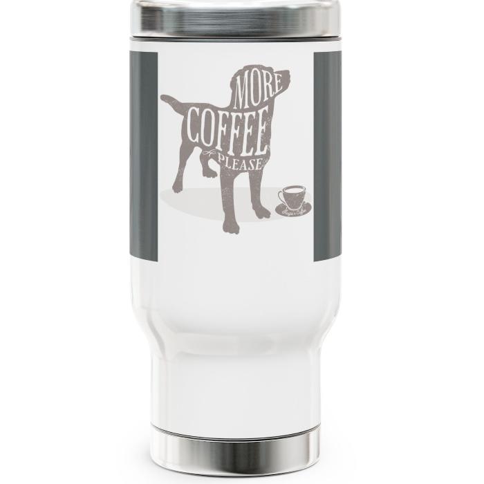 Stainless Steel Travel Mug with Handle