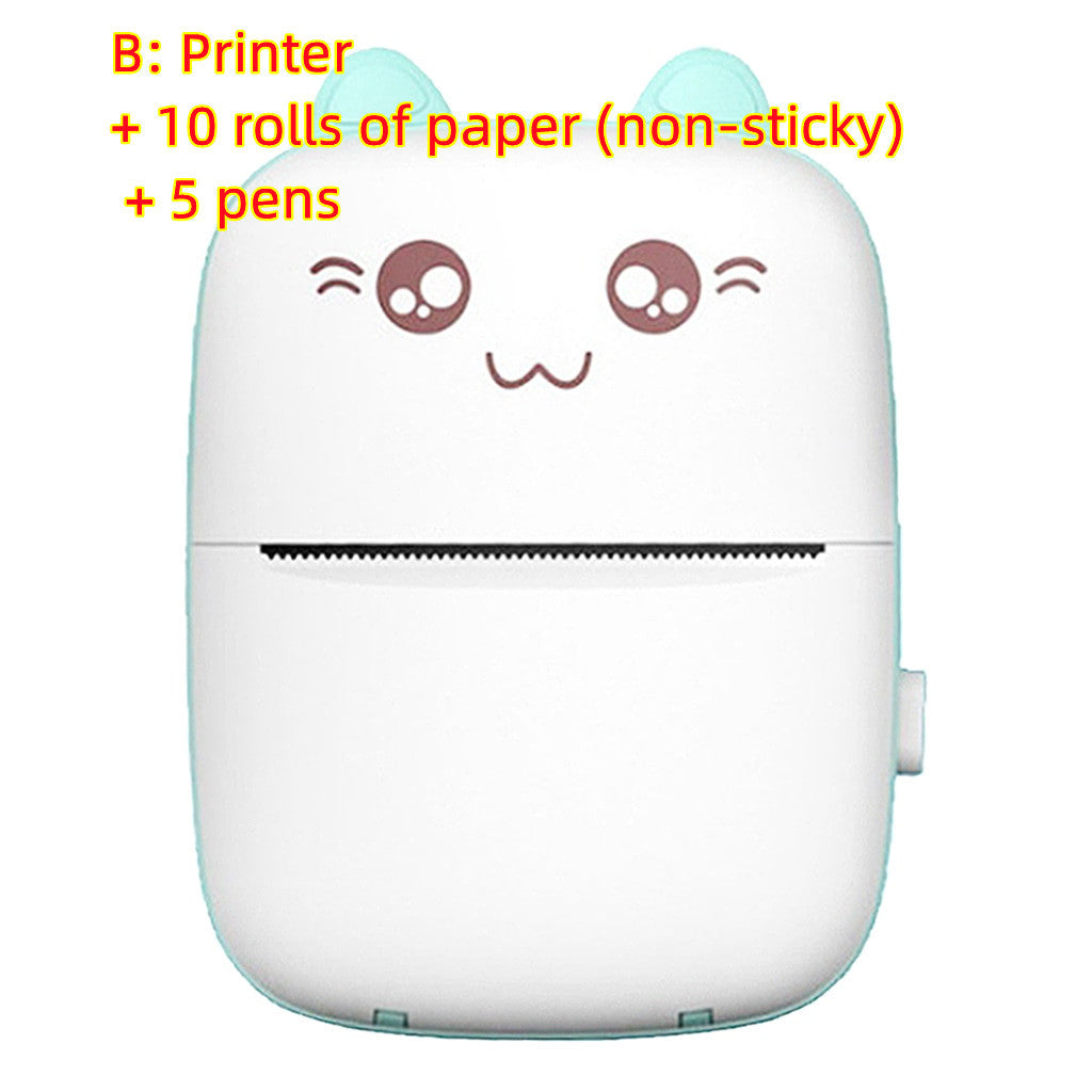 Print on the Go with the Mini Portable Bluetooth & WiFi Printer!