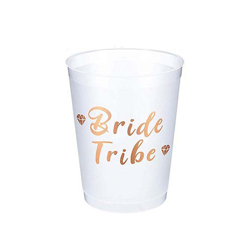 Bachelorette Party Disposable Plastic Cups Set