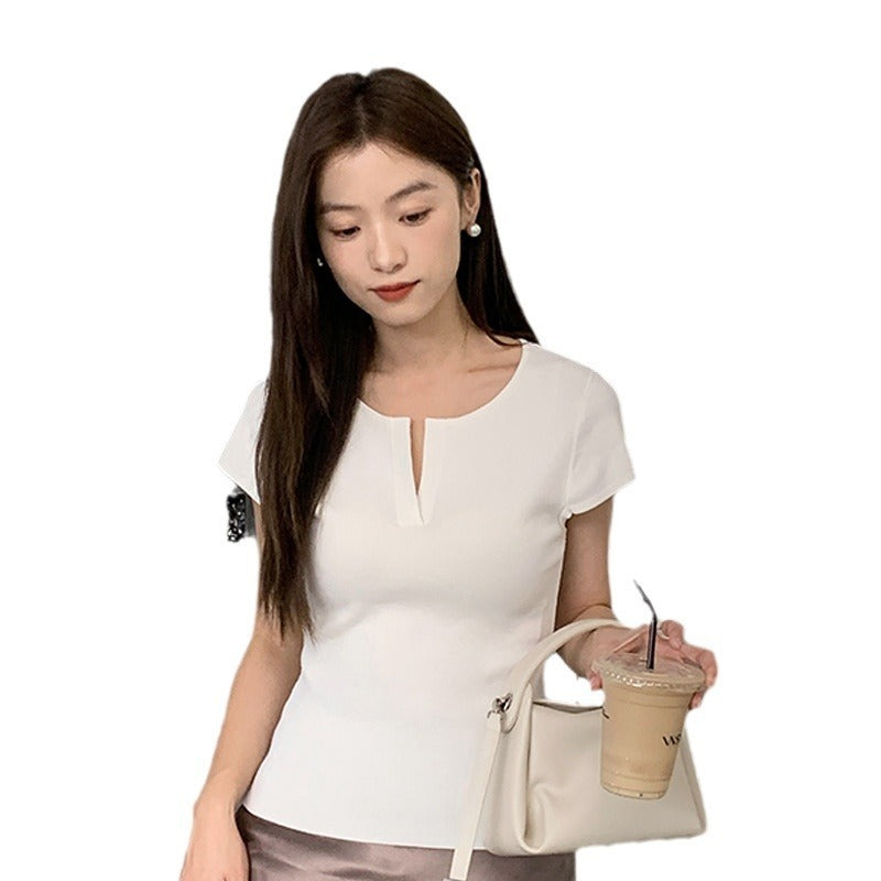 Women's Breathable Small Fly Oversleeve T-shirt Top