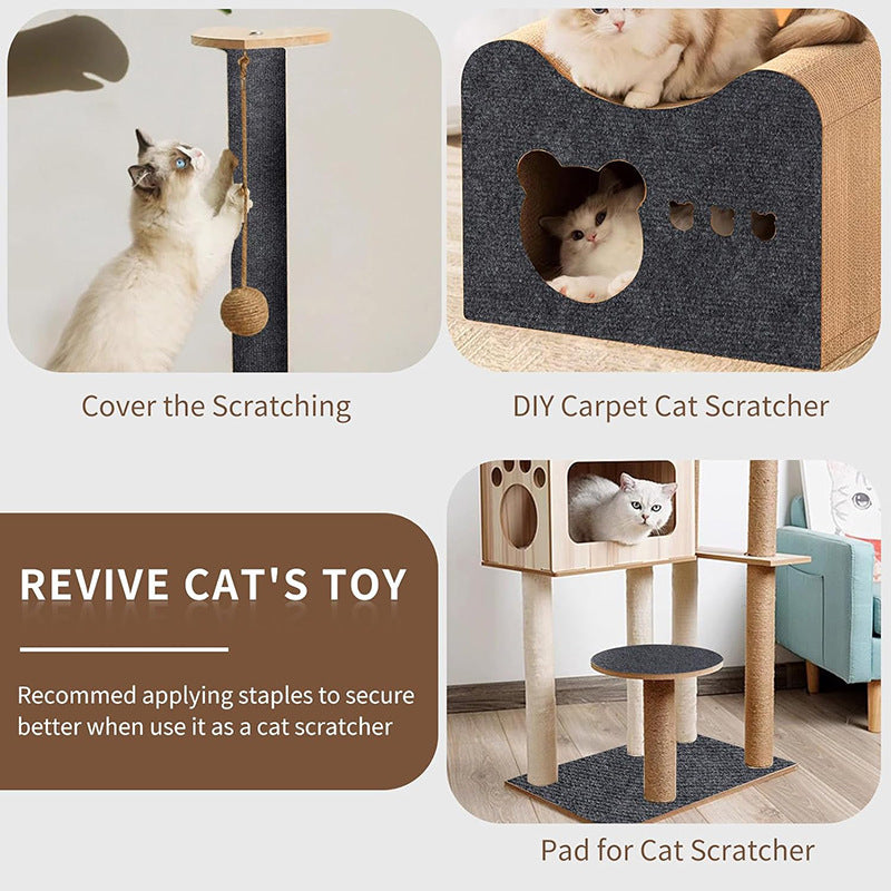 Self-Adhesive Cat Scratch Carpet Board – Ultimate Scratch Solution for Cats